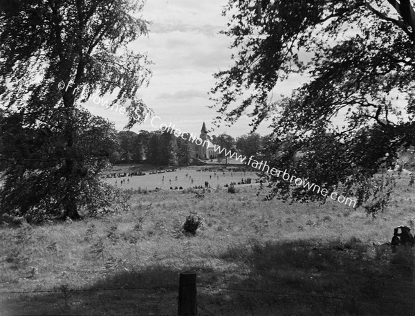 SPORTS DAY  FROM DISTANCE THROUGH TREES